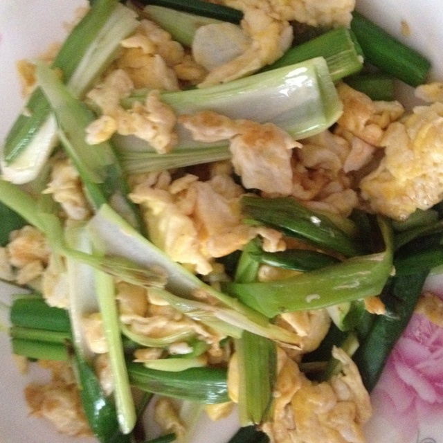 大葱炒鸡蛋