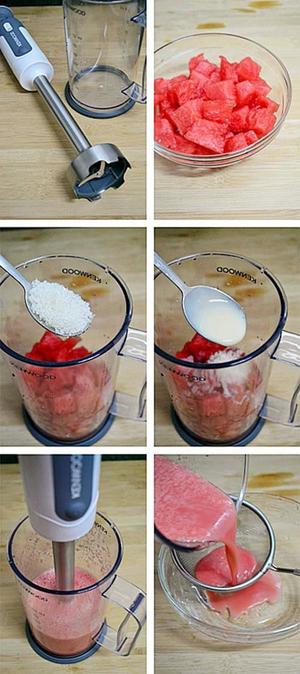 DIY——炎热不怕，奇异果西瓜棒冰做起来的做法 步骤1