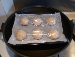 纯素烘焙　荞麦核桃面包的做法 步骤6