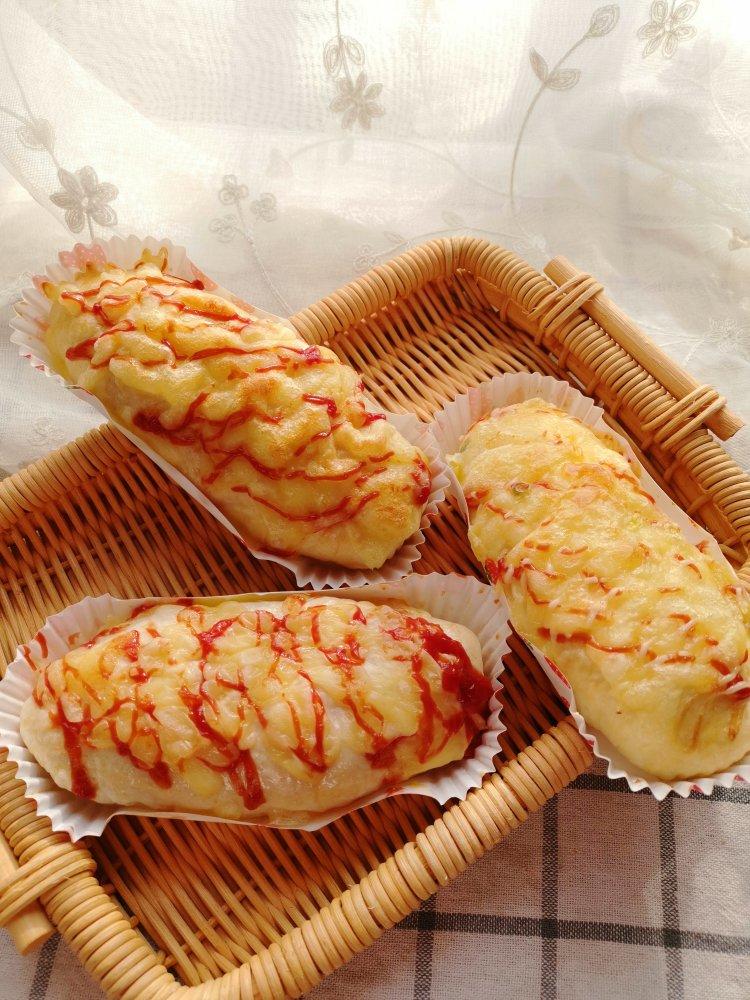 葱香芝士培根面包