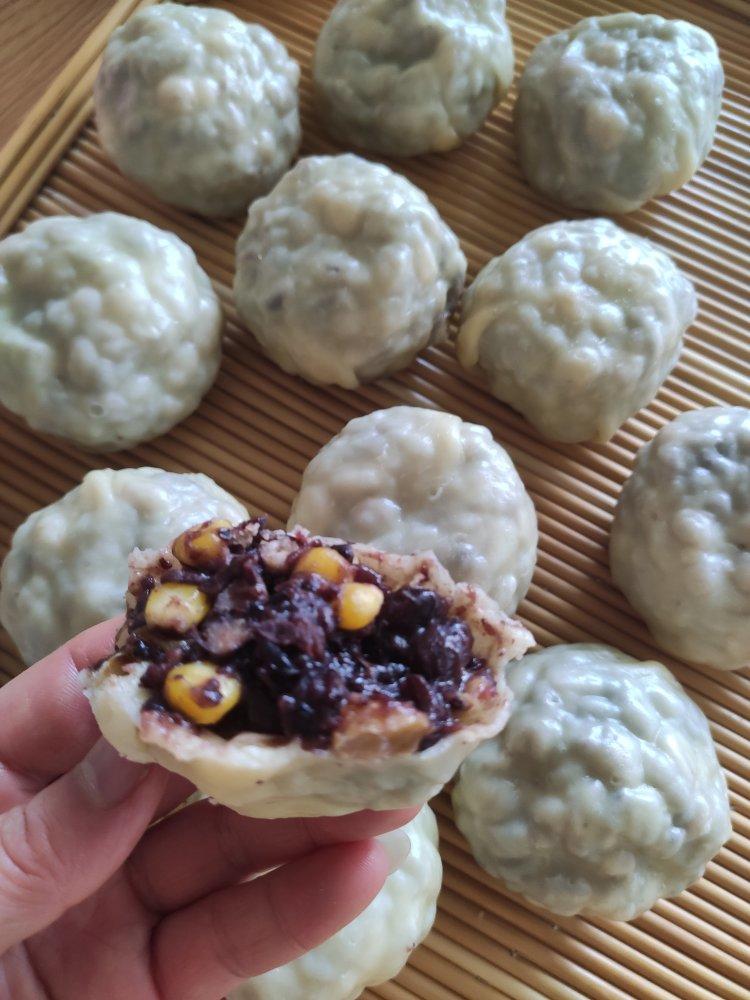 红豆糯米粘豆包～补铁补血～好吃易做