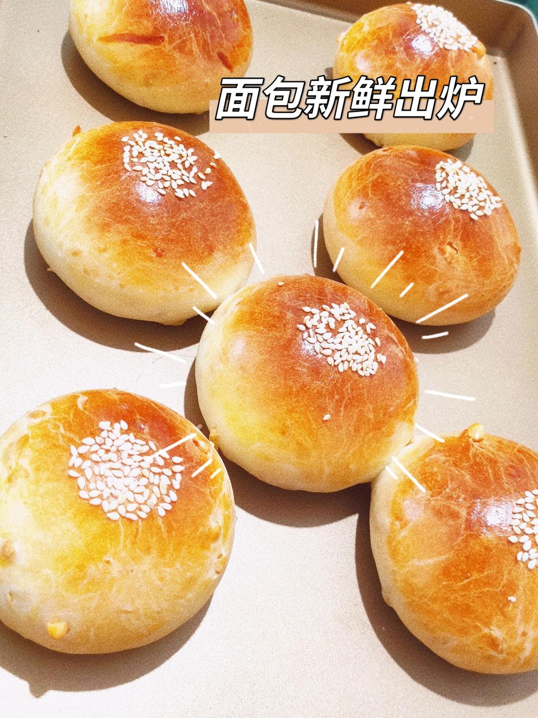 手揉面包详细贴:红豆面包