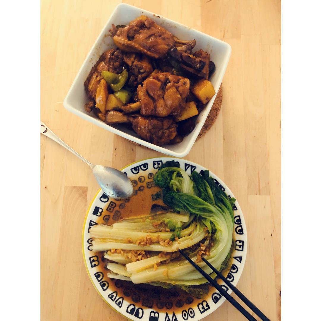 香菇土豆焖鸡翅