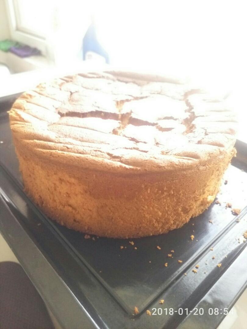 八寸戚风蛋糕（生日蛋糕坯）附六寸配单