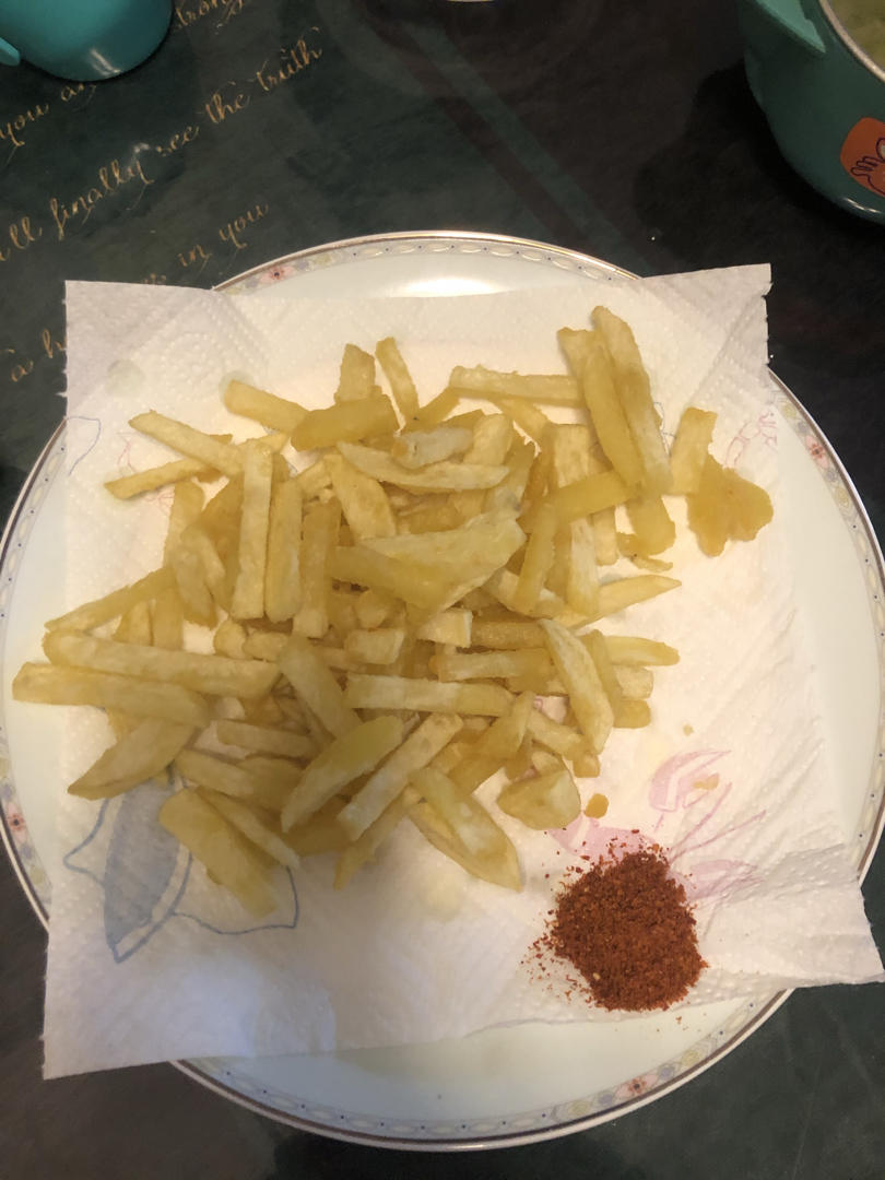 最简单炸薯条，比买的还好吃