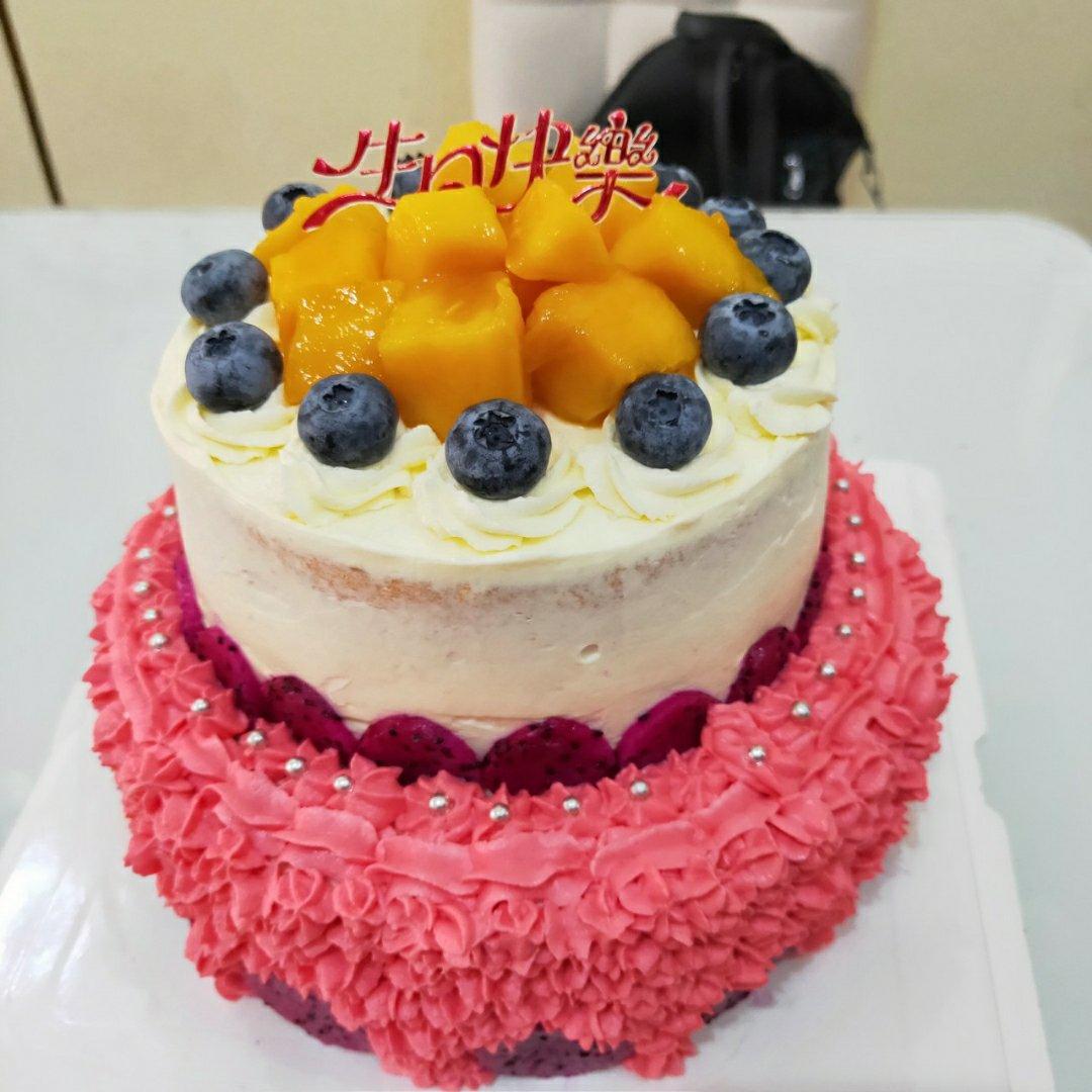 周岁双层生日蛋糕