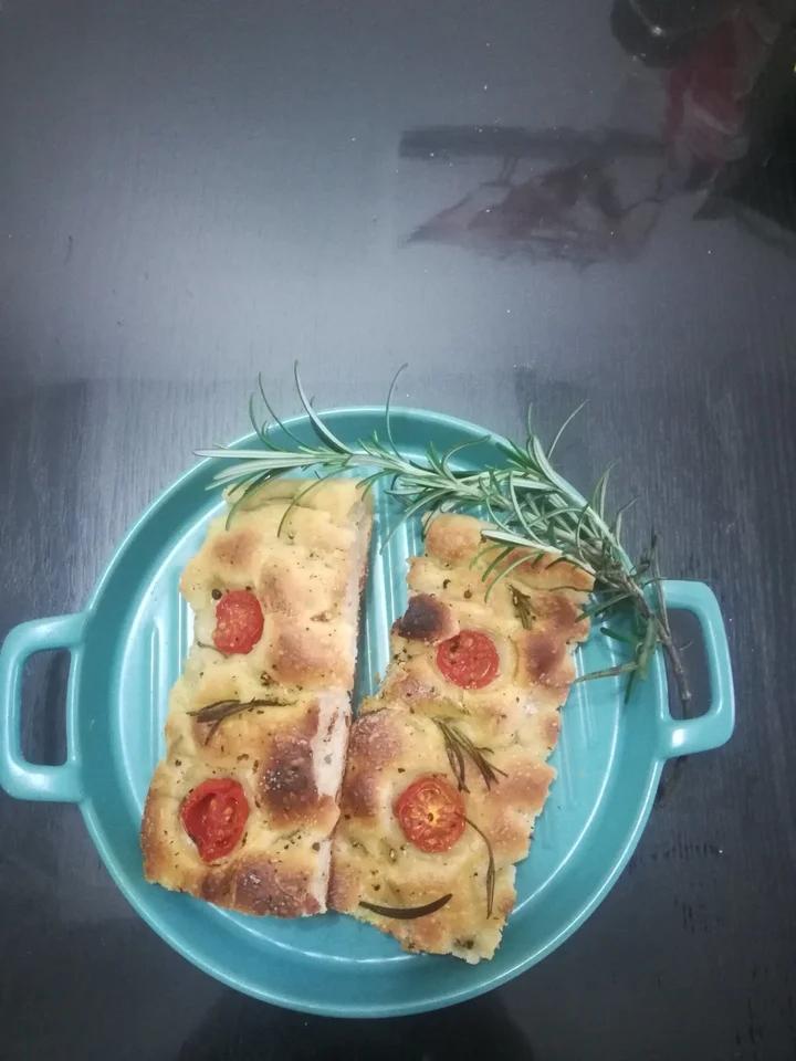 超高颜值天然酵母意大利佛卡夏面包focaccia（附土豆泥版）