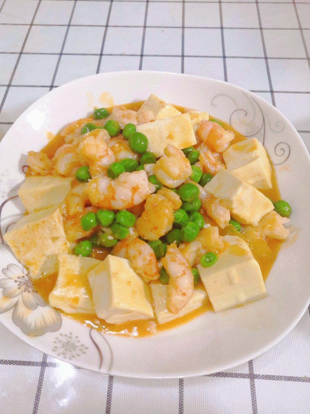 虾仁豆腐