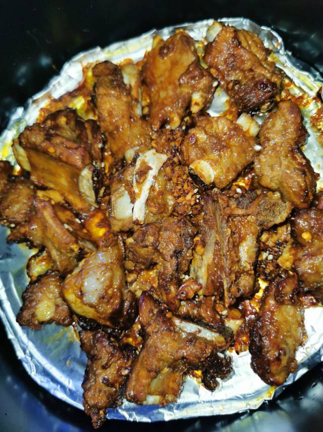 【空气炸锅食谱】蒜香排骨