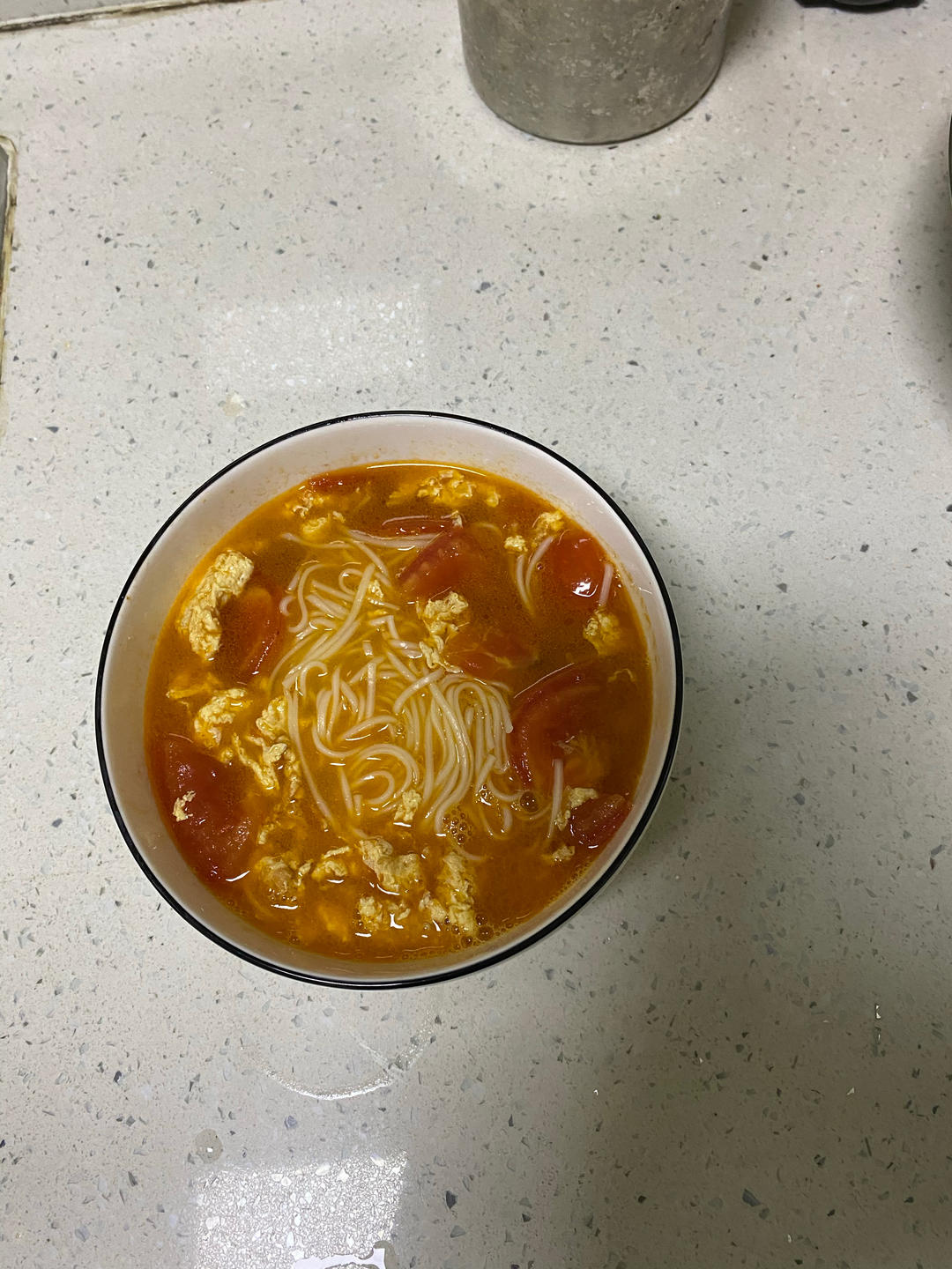 恨不得抱着锅舔的番茄鸡蛋面
