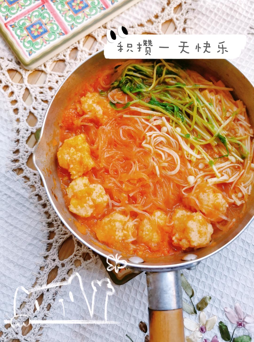 番茄虾滑