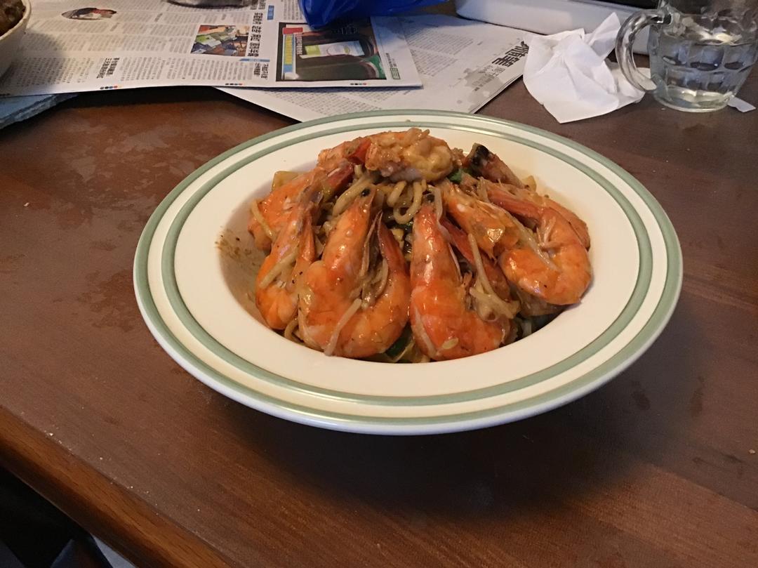 海鲜炒面