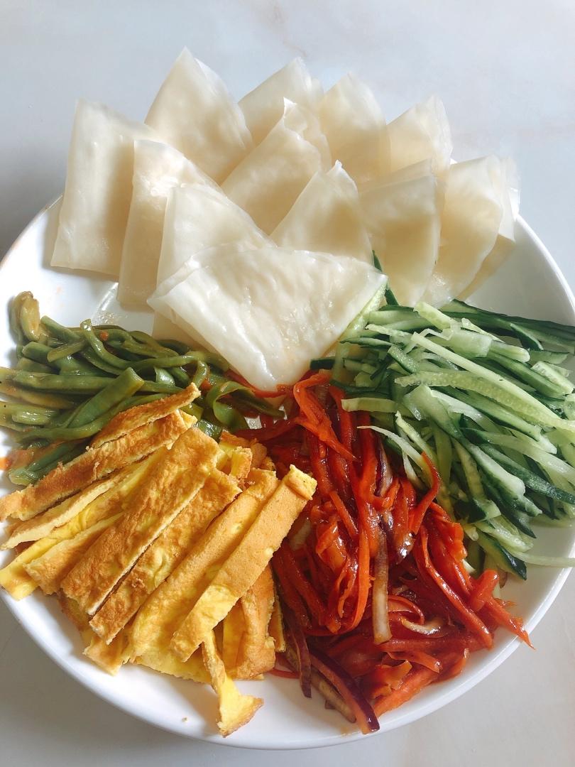 快手饺子皮蒸饼