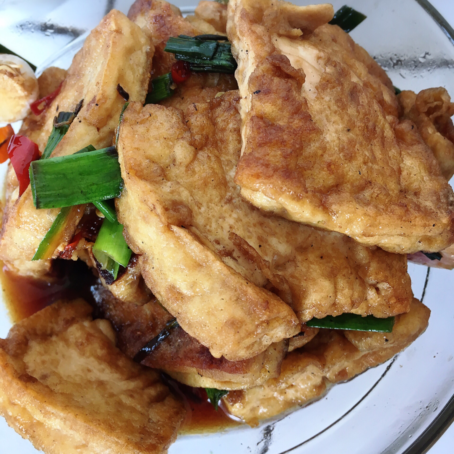 家常煎豆腐