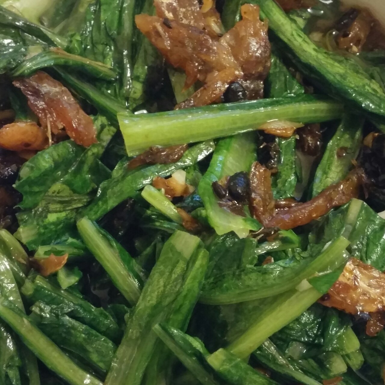 豆豉鲮鱼油麦菜