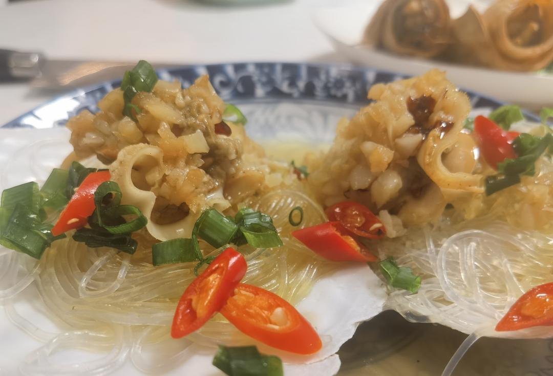 蒜蓉粉丝蒸扇贝
