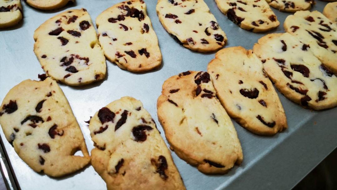 低糖少油版蔓越莓饼干