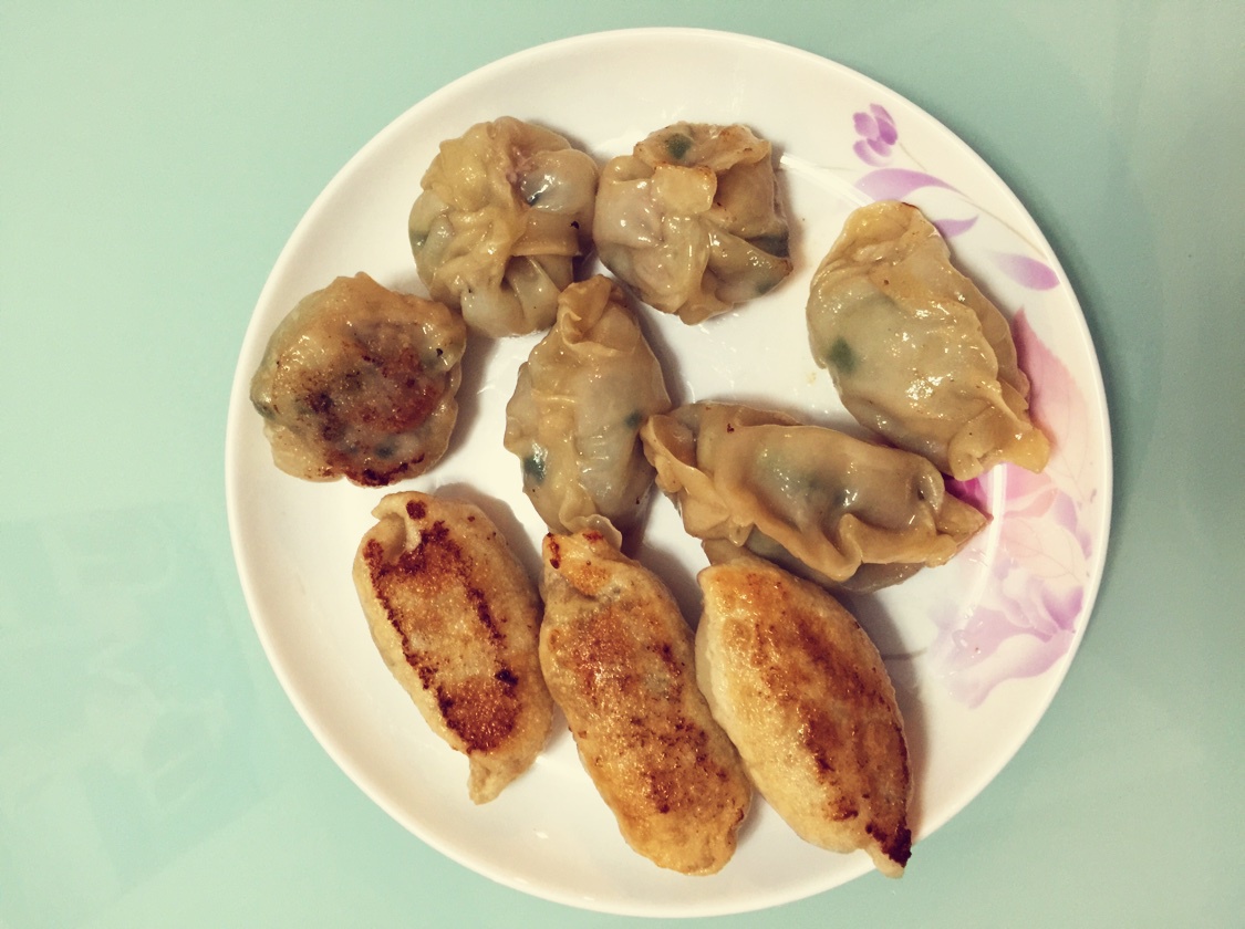 猪肉白菜生煎饺子