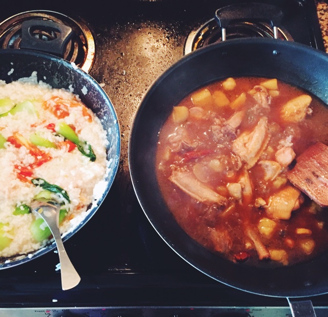 土豆炖鸡块