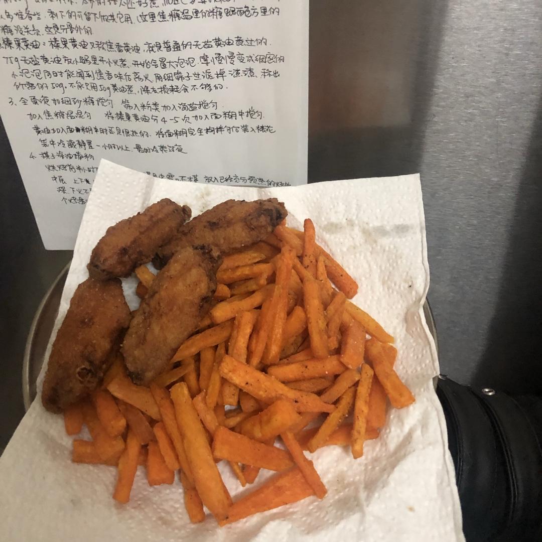 自制炸红薯条（比外边卖的更好吃）