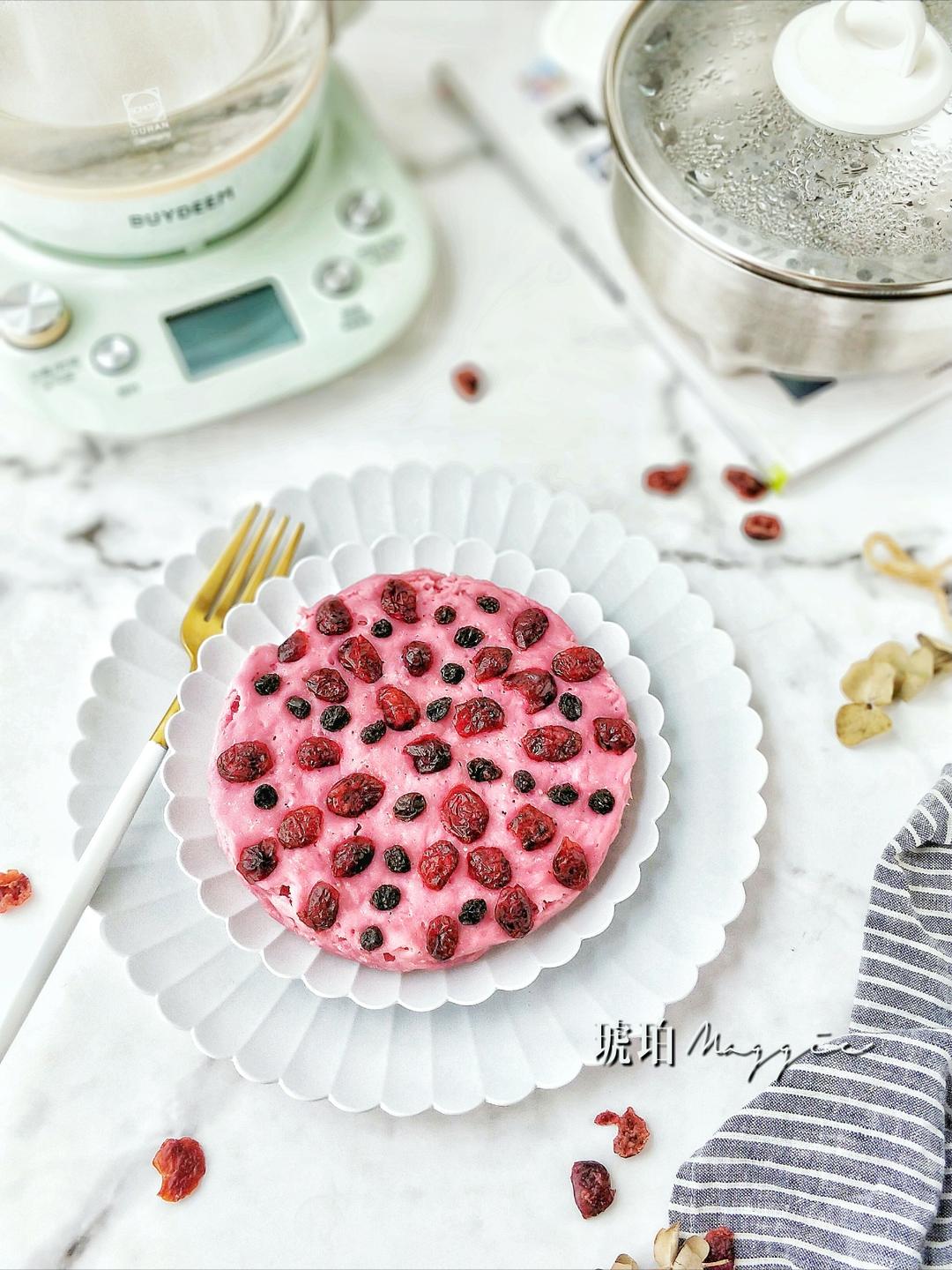 蔓越莓紫薯发糕#北鼎养生壶食谱#的做法