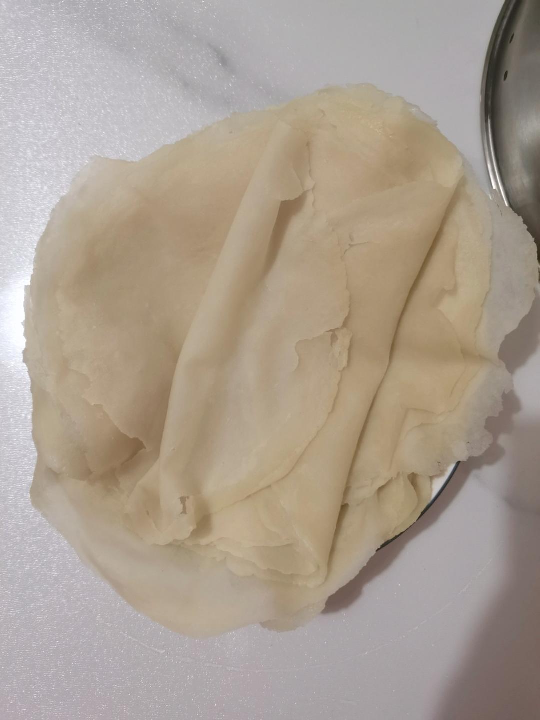 春饼   轻松一次做出十几张的春饼皮