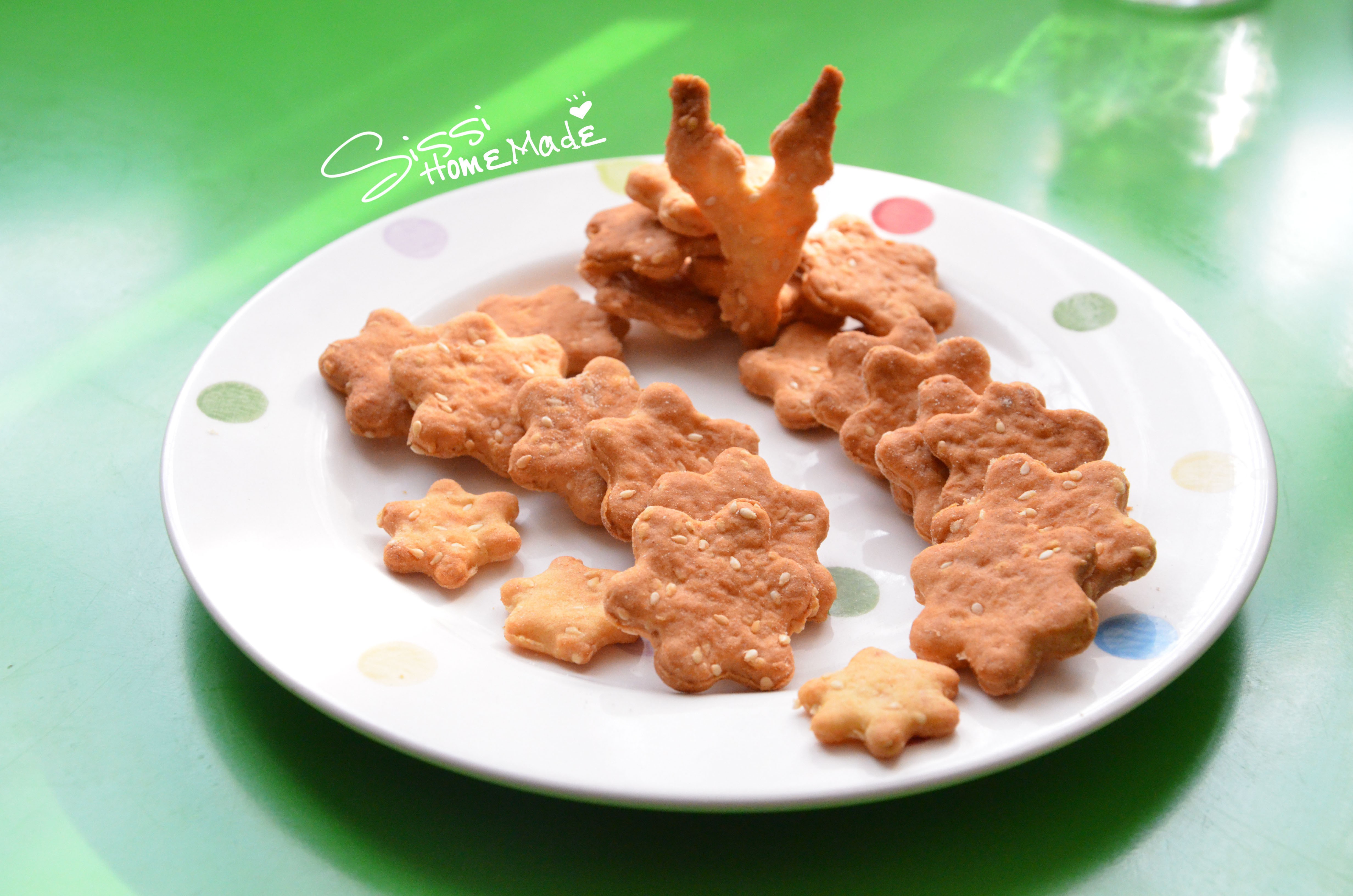 黑芝麻咸香饼干