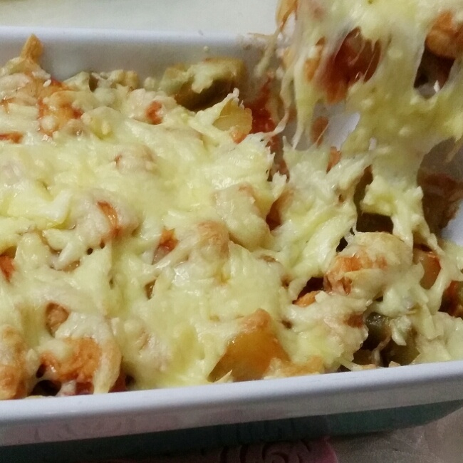 番茄鸡肉浓情焗饭【两人份】