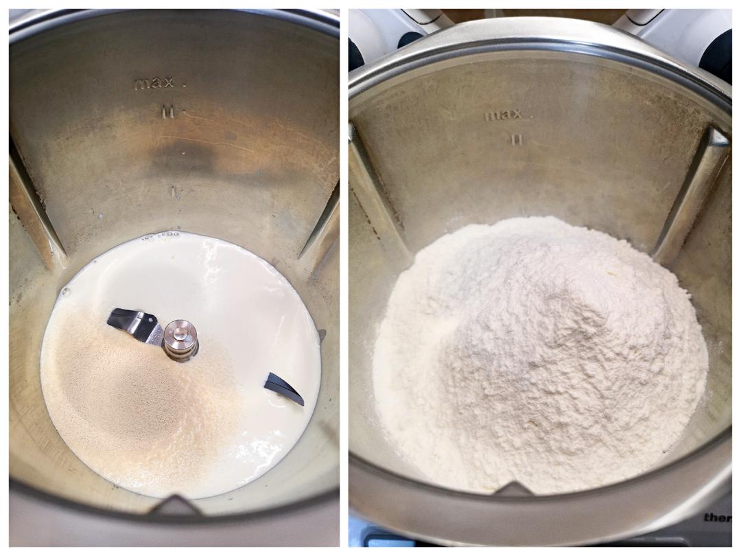 纯奶手撕吐司的做法 步骤1