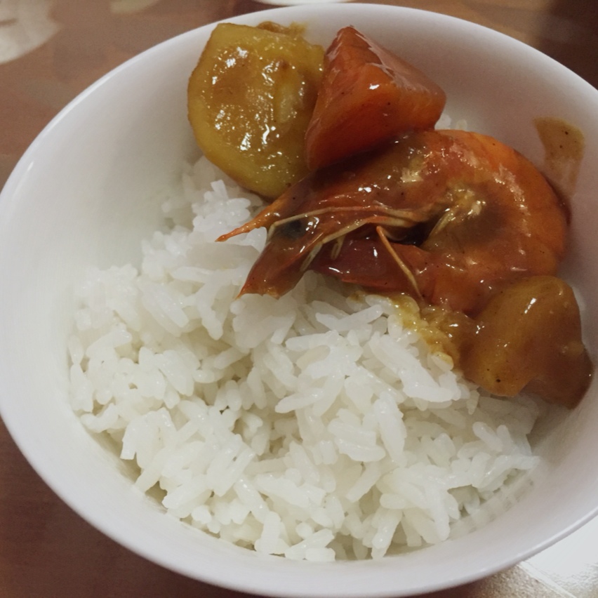 家常咖喱大虾