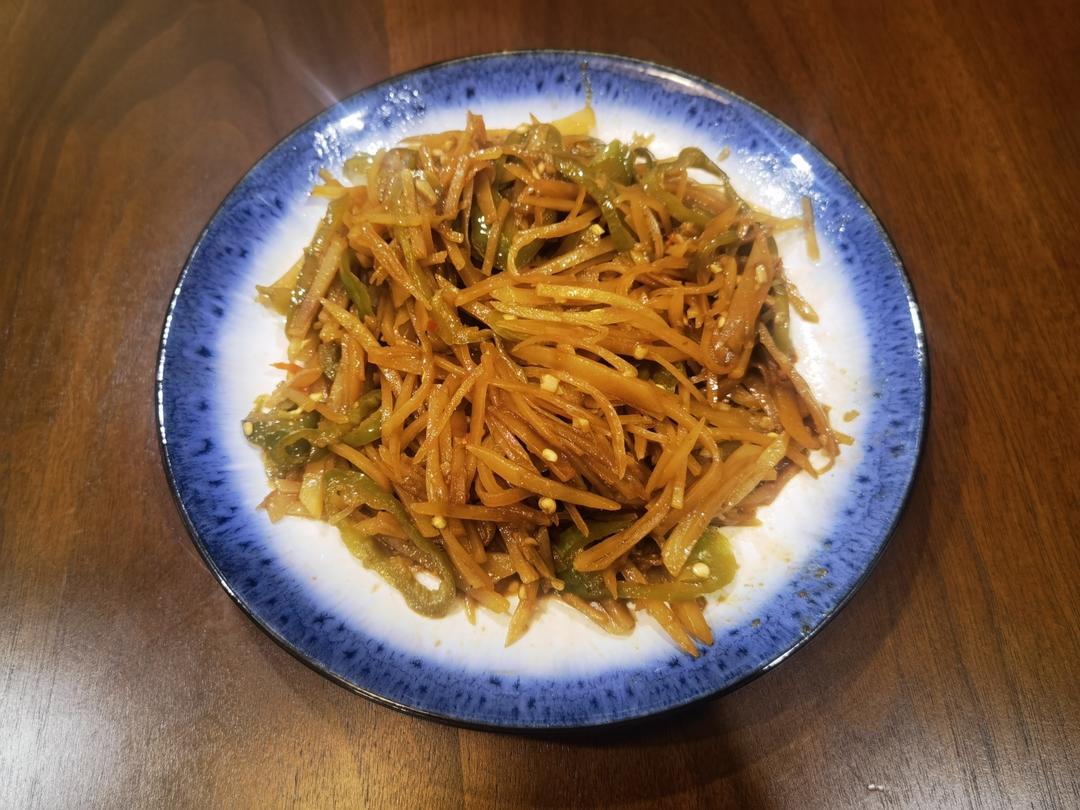酸辣土豆丝的家常做法 超级下饭