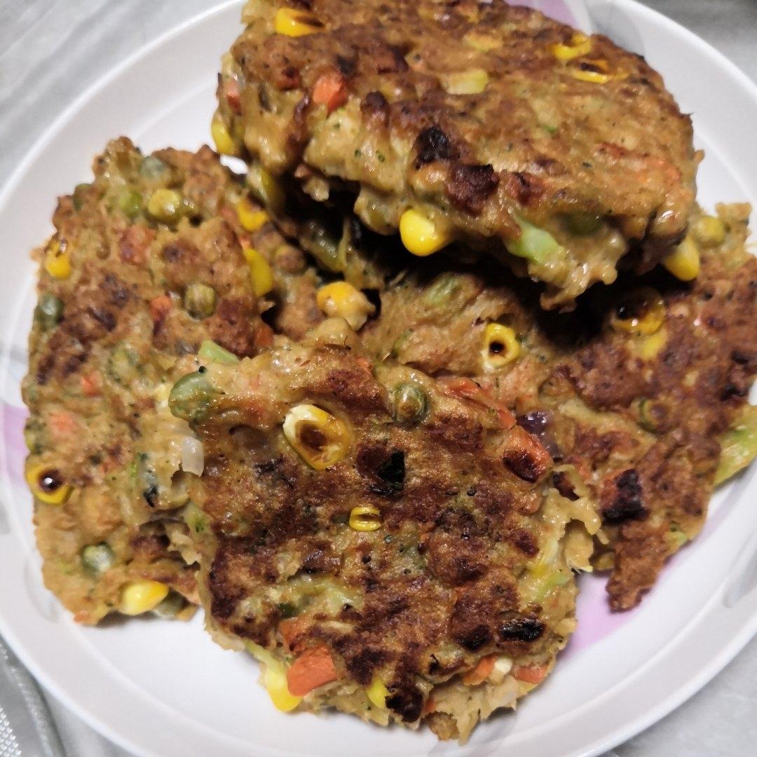 好吃不胖的时蔬鸡肉饼