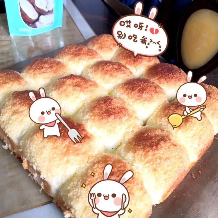 椰蓉餐包（一次发酵，玉米油版，或黄油）