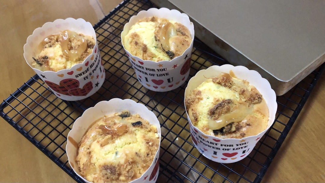 肉松芝士纸杯蛋糕