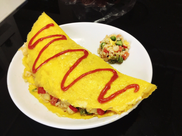 酒酿圆子5做的蛋包饭