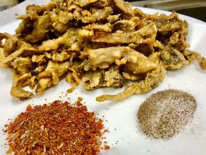 百吃不厌的神仙下酒菜 天妇罗姬菇or炸平菇 含蘸料做法的做法 步骤5
