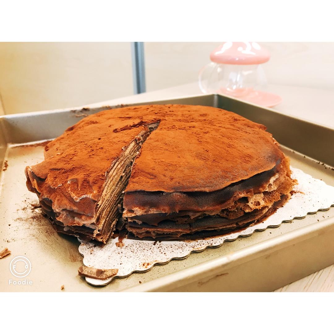 巧克力千层蛋糕