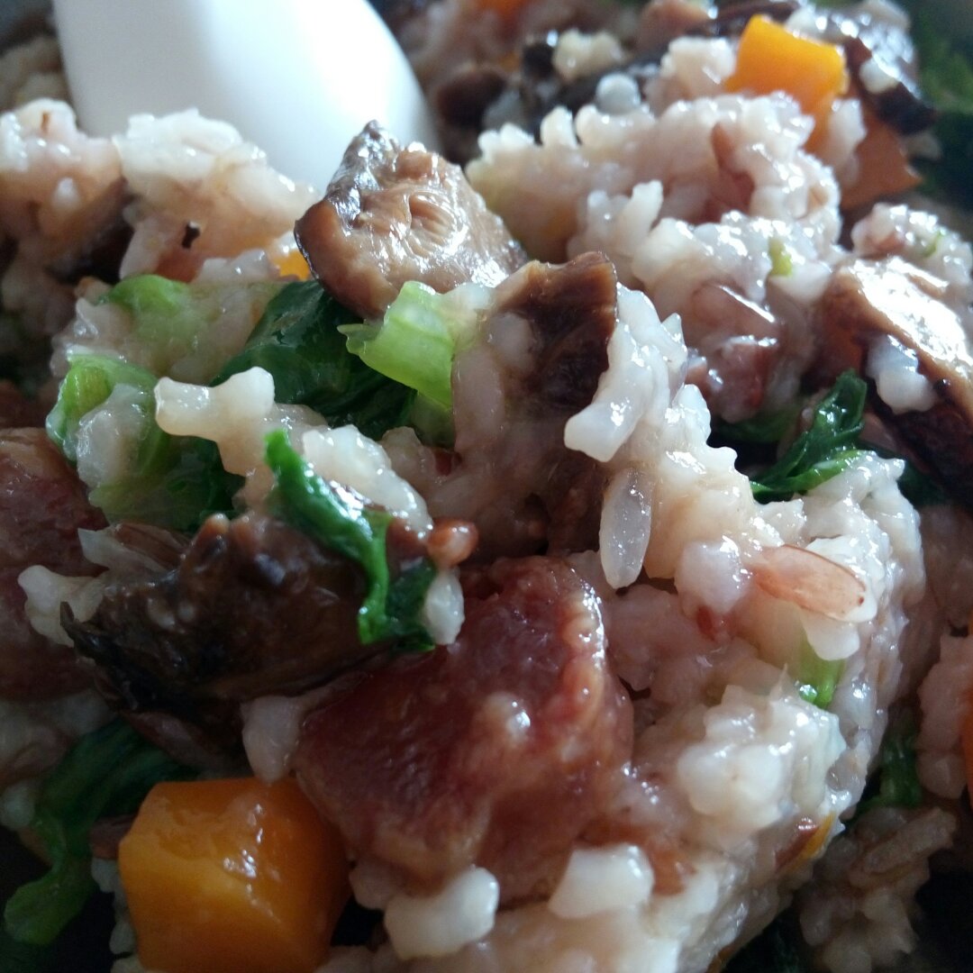 亲爱的小宝做的懒人快手电饭煲版大杂烩饭