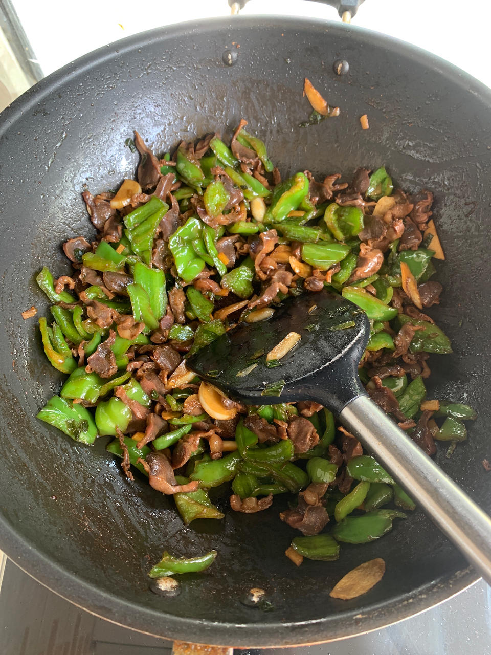 超级爽口下饭-蒜苔炒鸡胗
