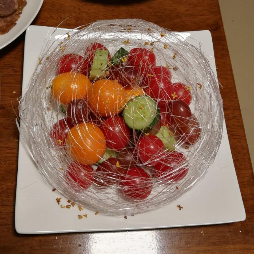 满陇桂雨-果盘的华丽转身【0失败-保姆级教程教你做糖丝网】