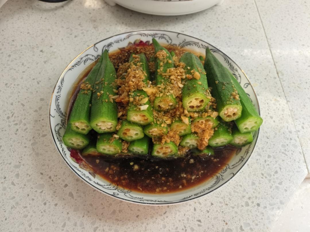 蒜蓉秋葵