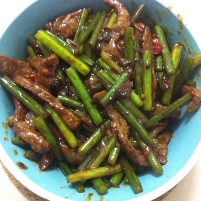 蒜薹炒肉