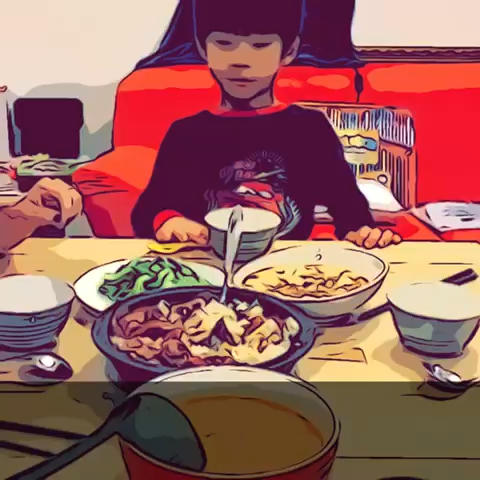 思思一家的吃播