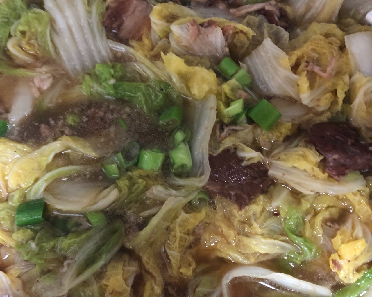 红烧肉罐头炖大白菜的做法