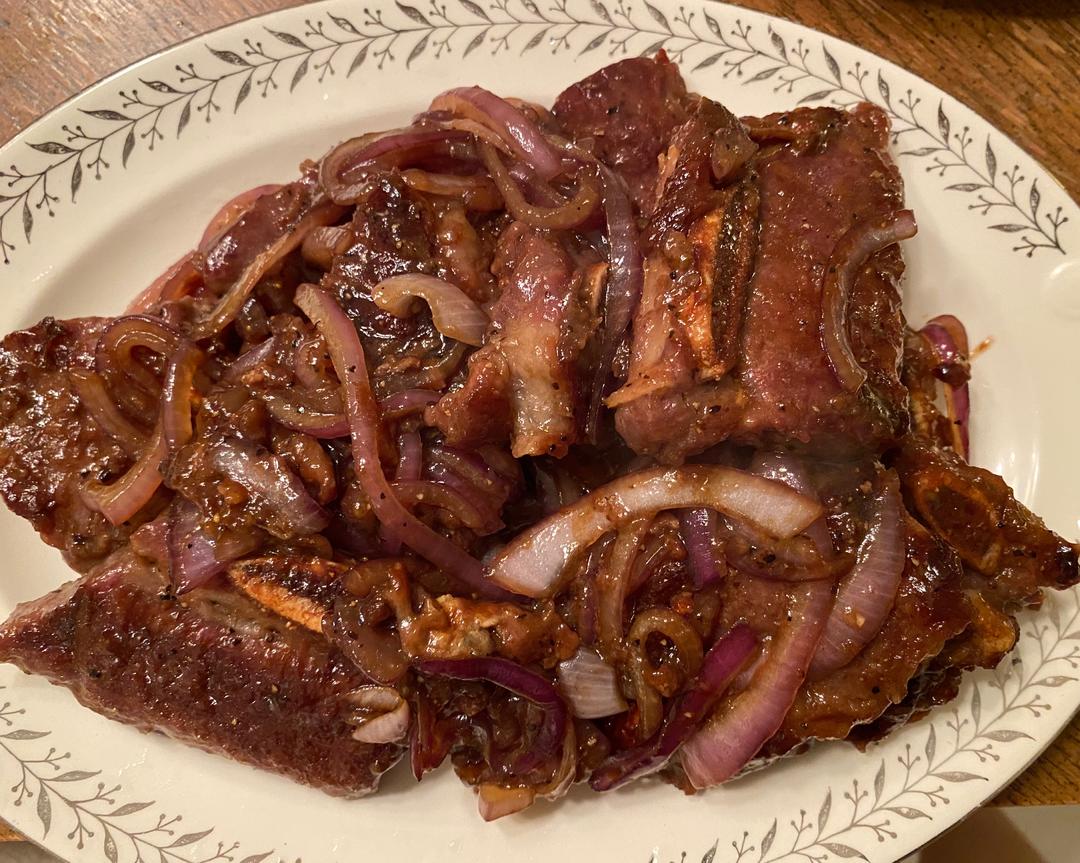 香煎黑椒牛仔骨