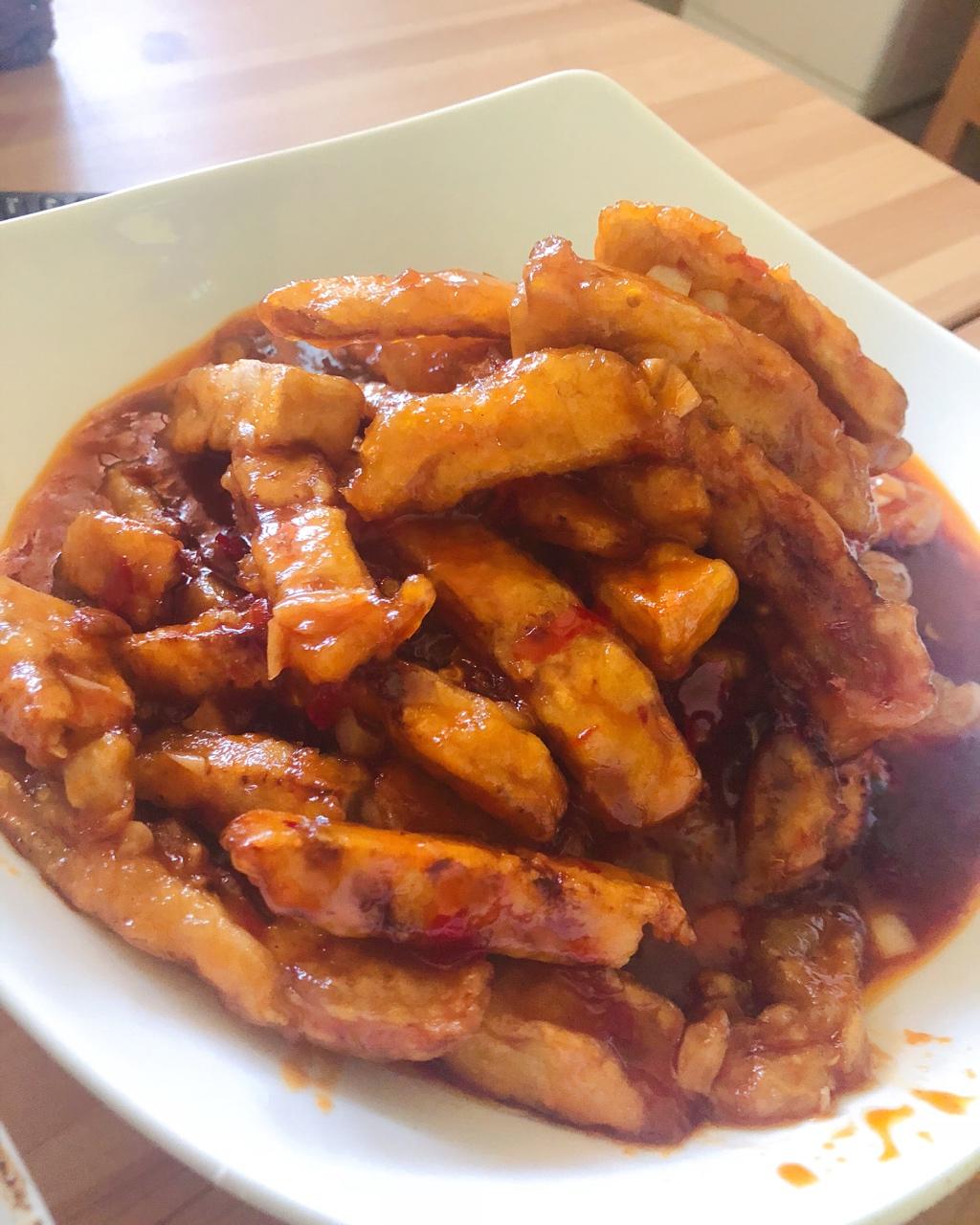 2楠楠做的脆皮鱼香茄子 家常鱼香味儿就这么简单