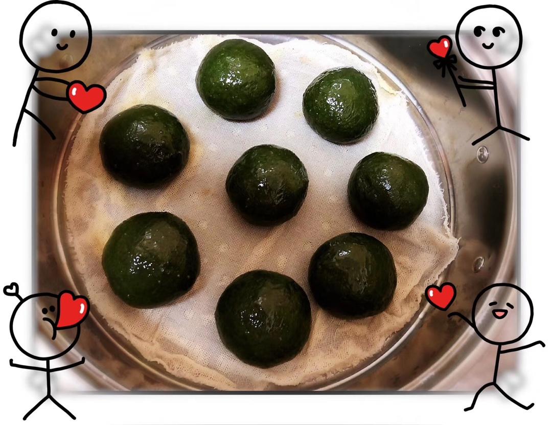 《Tinrry+》咸蛋黄肉松青团+红豆沙青团