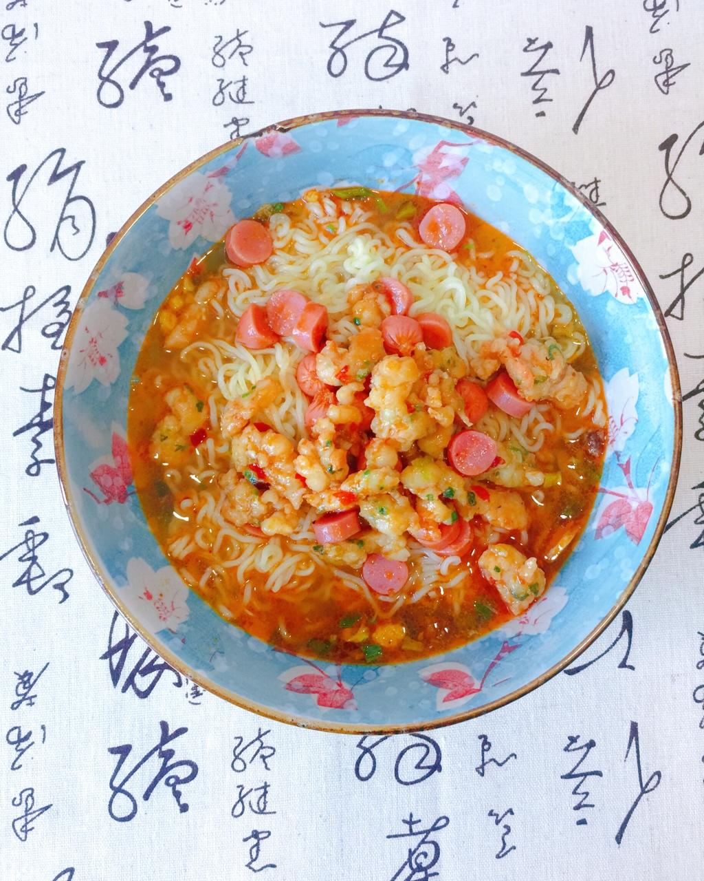 不加粉的Q弹虾滑