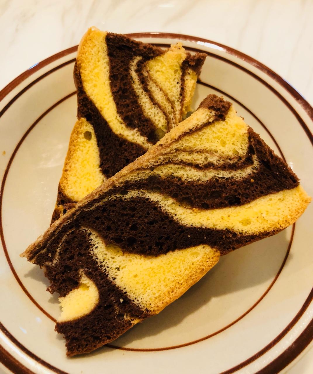 斑马纹戚风蛋糕