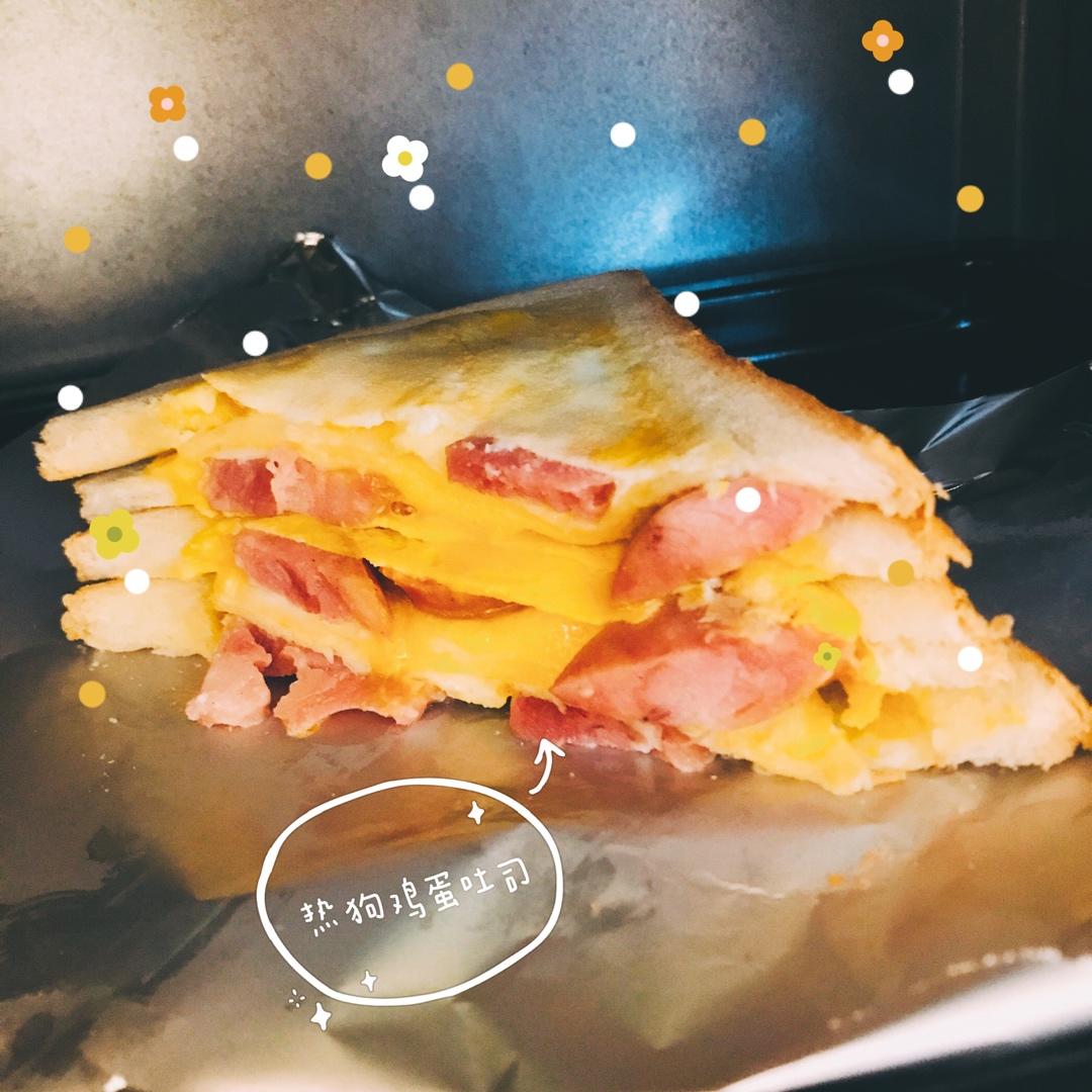 简易版三明治🥪（平底锅）